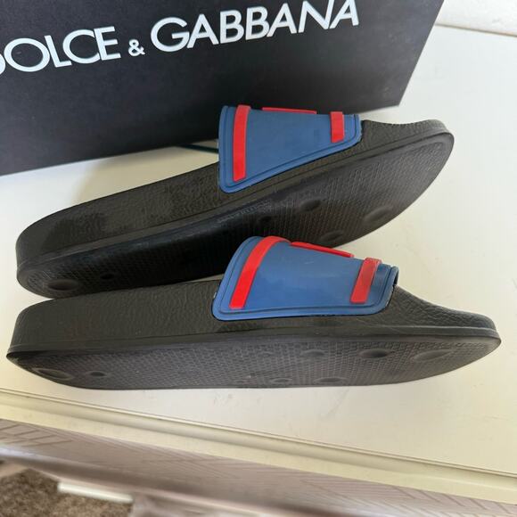 Dolce & Gabbana Rubber Unisex Pool Slides main image 14